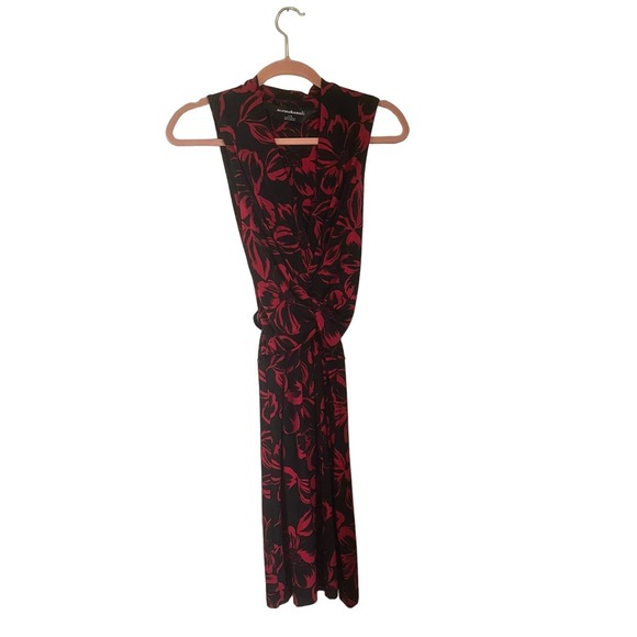 Small Norma Kamali Sleevless Floral Dress - Picture 1 of 6